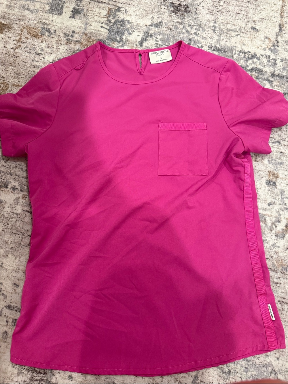 Bright Fuchsia Scrub Set - Picture 2 of 4